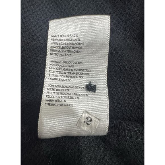 Vintage Black Polo Shirt Short Sleeve Casual Everyday Menswear - Picture 6 of 6